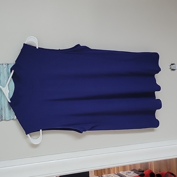 Apt. 9 Tops - 🌻 4 for $15 🌻 NWOT blue sleeveless ribbed mock neck top